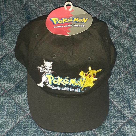 New 1999 Pokemon Gotta Catch Them All Strapback Cap Hat Vintage
